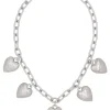 Heart Burn Necklace in Silver