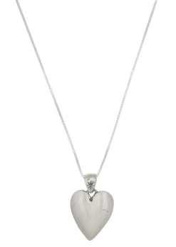Heart Necklace in Sterling Silver