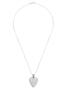 Heart Necklace in Sterling Silver