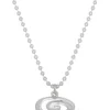 Infinity Charm Necklace in Silver