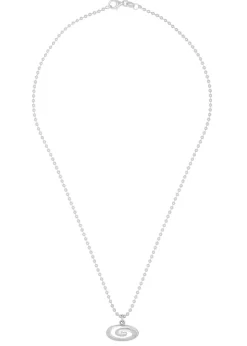 Infinity Charm Necklace in Silver