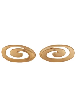 Infinity Studs in Gold