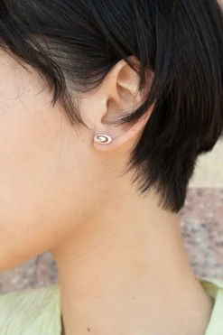 Infinity Studs in Gold
