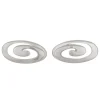 Infinity Studs in Sterling Silver