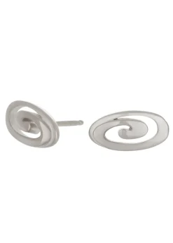 Infinity Studs in Sterling Silver