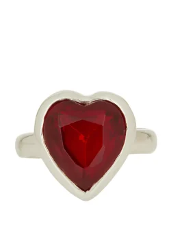 Lovely Ring in Sterling Silver - Ruby