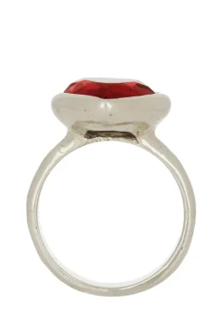 Lovely Ring in Sterling Silver - Ruby