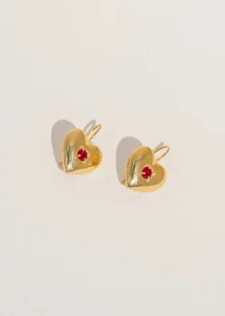 Lover Earrings in Gold - Polished
