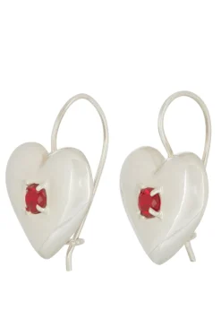 Lover Earrings in Silver - Polished