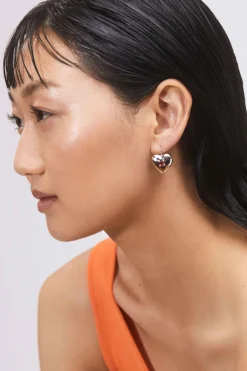 Lover Earrings in Silver - Polished