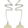 Martini Earring - Cream