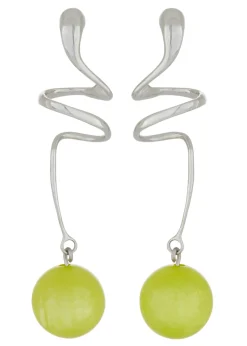 Martini Earring - Olive