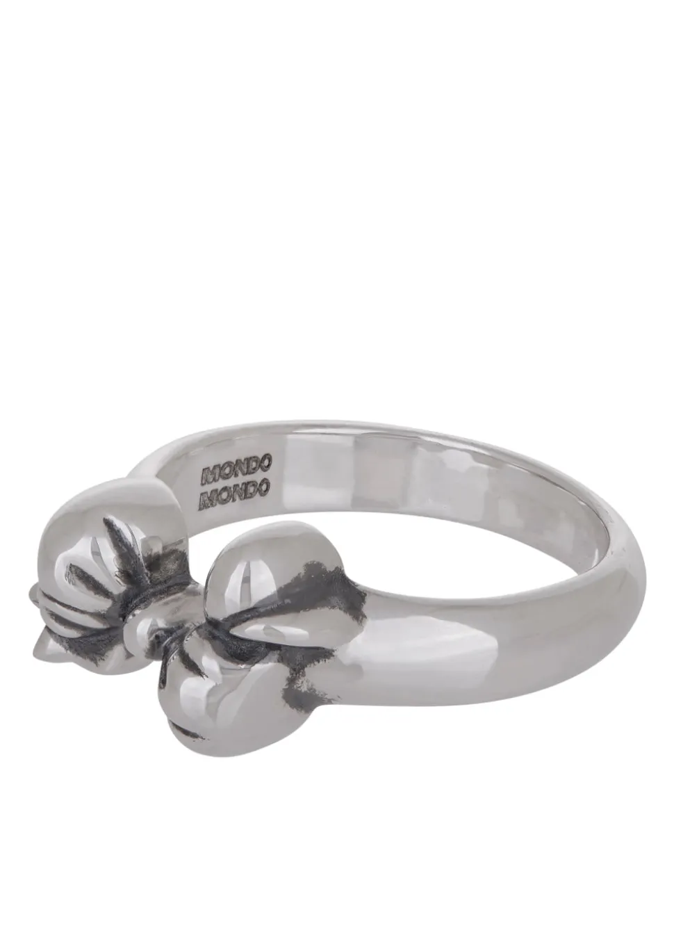 Mini Bow Ring in Sterling Silver