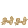 Mini Bow Studs in 14k
