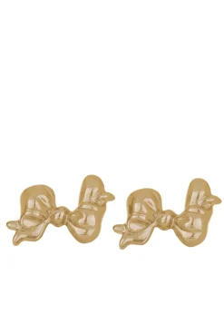 Mini Bow Studs in 14k