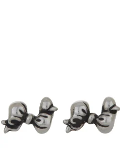 Mini Bow Studs in Sterling Silver