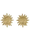 Mini Soleil Studs in 14k