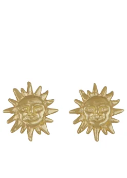Mini Soleil Studs in 14k