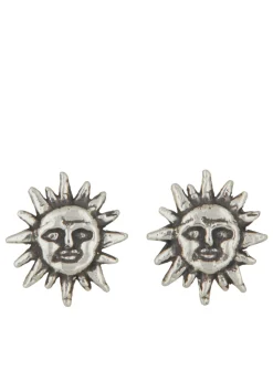 Mini Soleil Studs in Sterling Silver