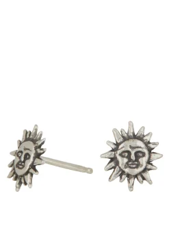 Mini Soleil Studs in Sterling Silver