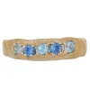 Mother Ring - Sapphire Blue Topaz
