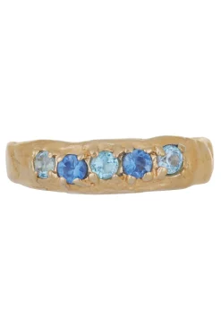 Mother Ring - Sapphire Blue Topaz
