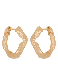 Nan Hoops in Gold