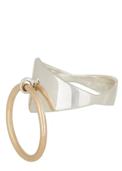 Odalisque Ring with 14k Loop in Sterling Silver