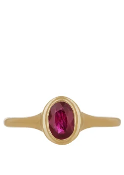Ondine Ring - Faceted Ruby