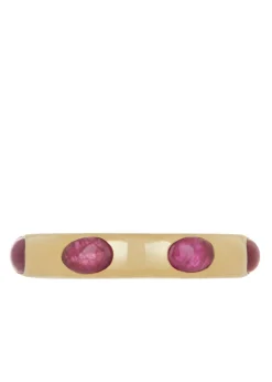 Orbital Ring in 14k - Ruby