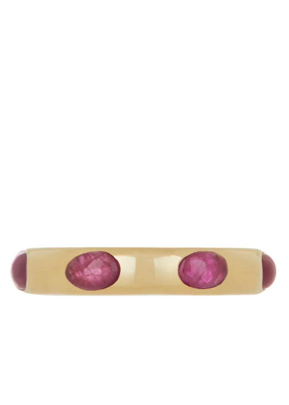 Orbital Ring in 14k - Ruby
