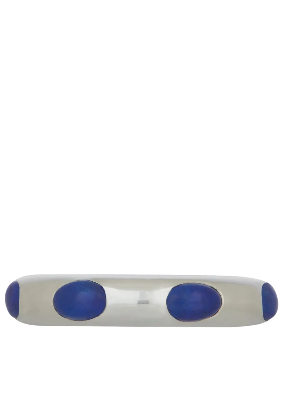 Orbital Ring in Sterling Silver - Lapis