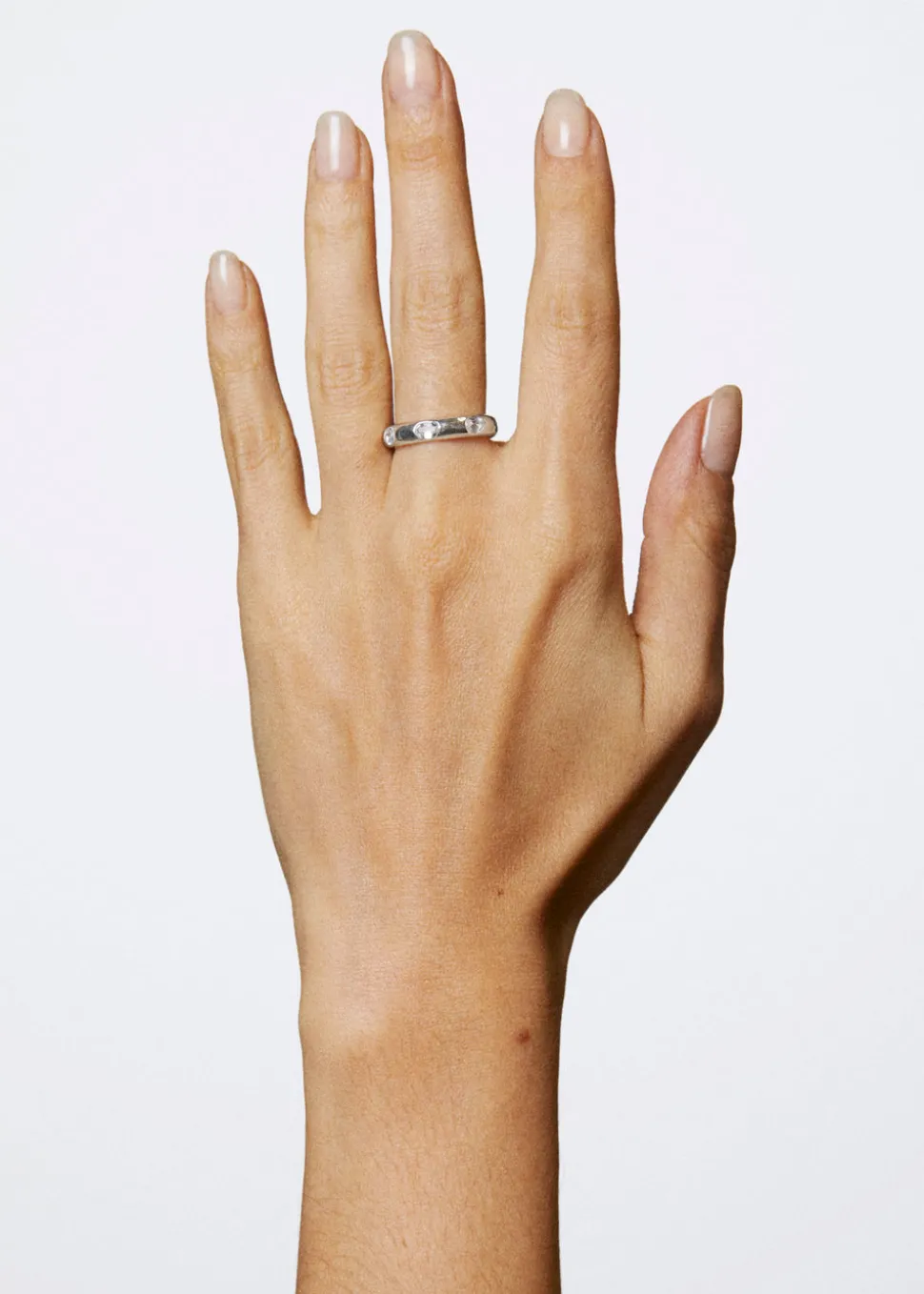 Orbital Ring in Sterling Silver - Lapis