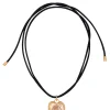 Pacha Cord Necklace in Gold - Crystal