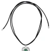 Pacha Cord Necklace in Silver - Lizard
