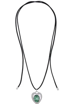 Pacha Cord Necklace in Silver - Lizard