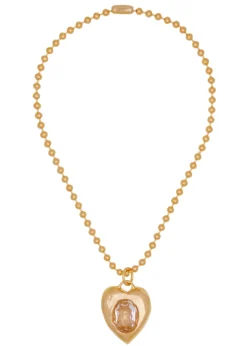 Pacha Necklace in Gold - Crystal