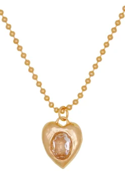 Pacha Necklace in Gold - Crystal