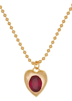 Pacha Necklace in Gold - Ruby