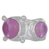 Pulp Ring in Sterling Silver - Fuchsia