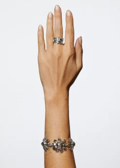 Pulp Ring in Sterling Silver - Crystal