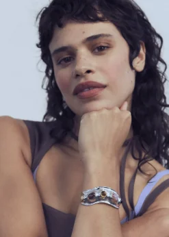 Sono Cuff in Silver