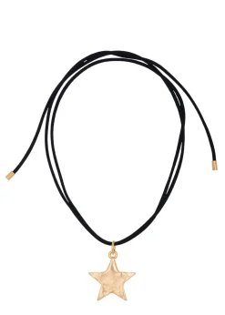 Star Pacha Cord Necklace in Gold