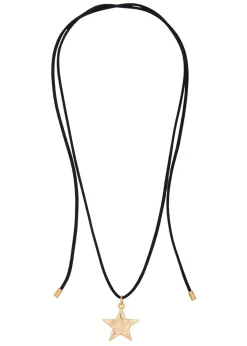 Star Pacha Cord Necklace in Gold