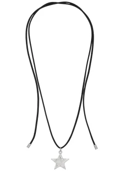 Star Pacha Cord Necklace in Silver