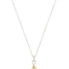 Star Pave Necklace in Sterling Silver