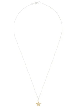Star Pave Necklace in Sterling Silver