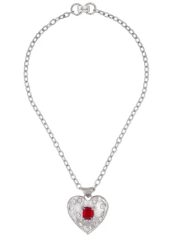 Super Heart Necklace in Silver