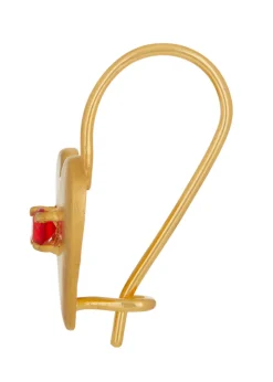 Sweetheart Earrings in Gold