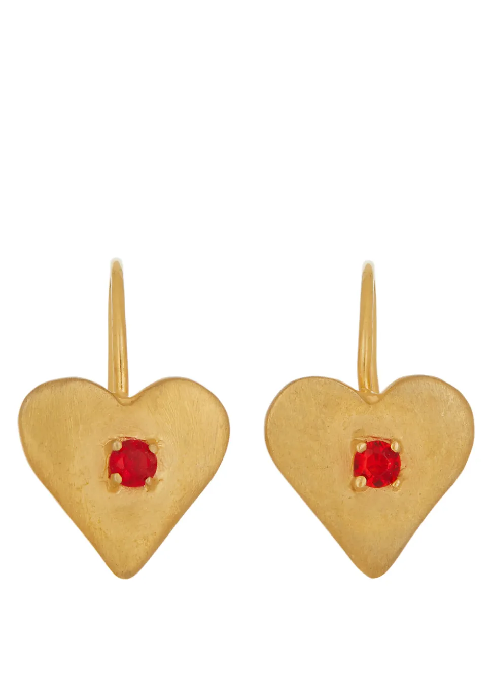 Sweetheart Earrings in Gold